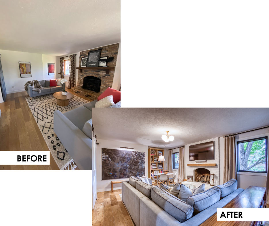 Greenwood Village full remodel before and after — photo 4